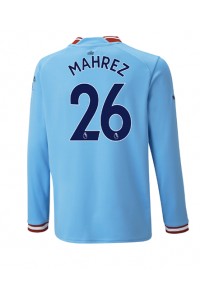 Manchester City Riyad Mahrez #26 Voetbaltruitje Thuis tenue 2022-23 Lange Mouw